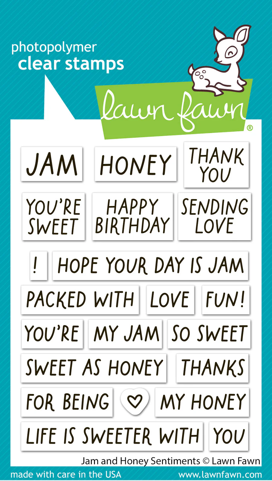 Jam And Honey Sentiments